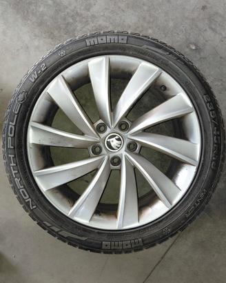 cerchi originali Škoda (18") +gomme invernali