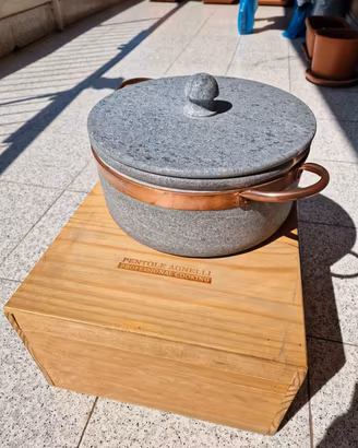 Pentola in pietra ollare - Pentole Agnelli