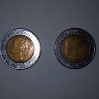 2 monete da 500 lire Italia 