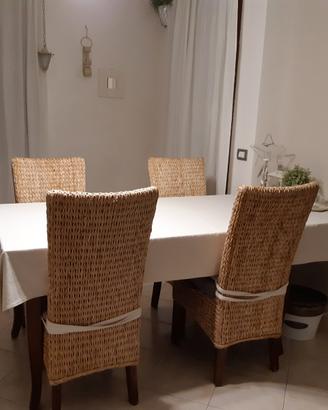 Sedie in foglia di banano