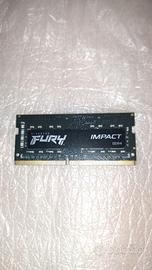 Kingston FURY Impact DDR4 memoria ram 8gb