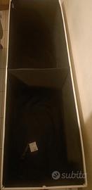 cassapanca in ecopelle bianca