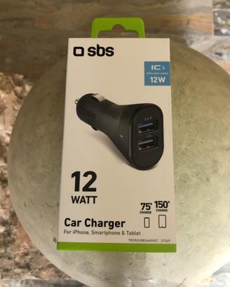 Caricatore auto Sbs 12W Nuovo