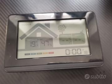Auriol Stazione Meteo Nero Igrometro con Sensore