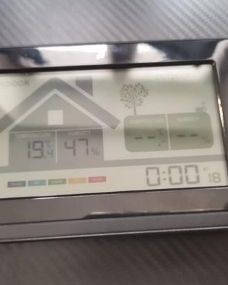Auriol Stazione Meteo Nero Igrometro con Sensore