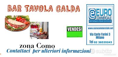 168/26 BAR TAVOLA CALDA con Slot in zona Como
