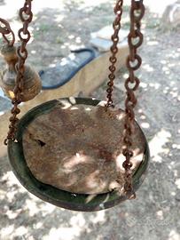 bilancia manuale con catene