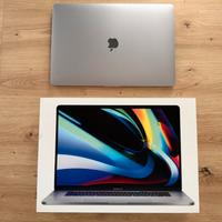 Macbook Pro 16" con touchbar i9 16GB 1TB