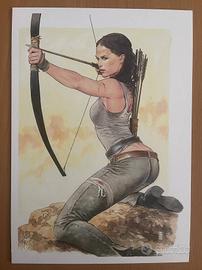 Omaggio a Alicia Vikander di Milo Manara