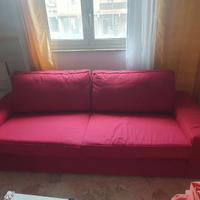 Divani ikea kivik, poggiapiedi con contenitore