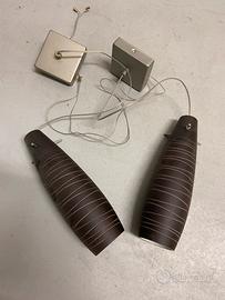 2 lampade a sospensione