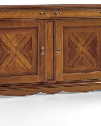 Credenza con intarsio finitura bassano