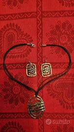 Parure  collana ed orecchini