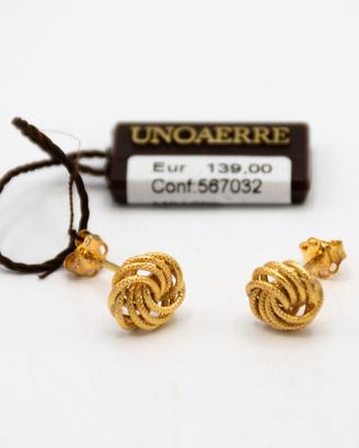 Orecchini Unoaerre in oro giallo 9 kt  MO1000