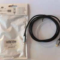 Cavetto usb c minidisplay port