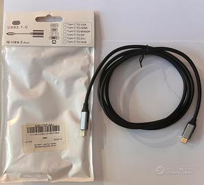 Cavetto usb c minidisplay port