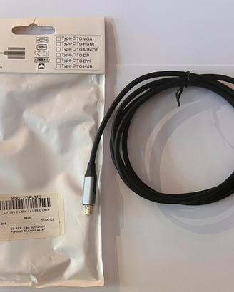 Cavetto usb c minidisplay port