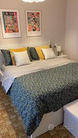 Letto contenitore + comodini Ikea