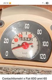 contachilometri x fiat 600 anni 60
