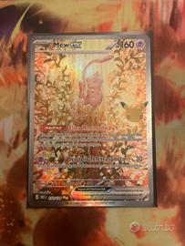 Carta pokemon mew ex 30 anniversario
