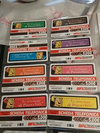 Schede telefoniche Pinocchio 