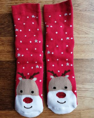 Calze antiscivolo natalizie NUOVE 