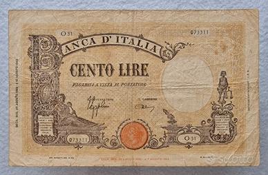 Banconota 100 Lire “Grande B”