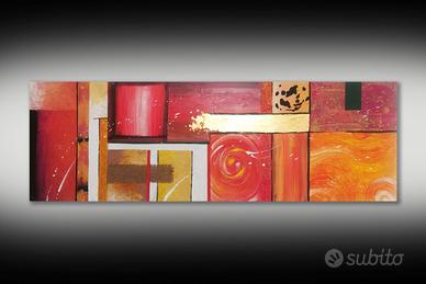 Quadro Moderno Astratto "Calore e Passione"