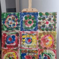 Quadro dipinto fonoassorbente e termoisolante