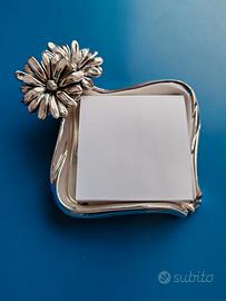 Portafoglietti e porta postit in argento