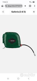 compressore con avvolgitubo parkside 