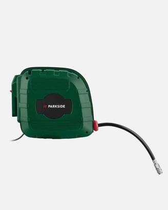 compressore con avvolgitubo parkside 