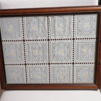 Vassoio con cornice in legno