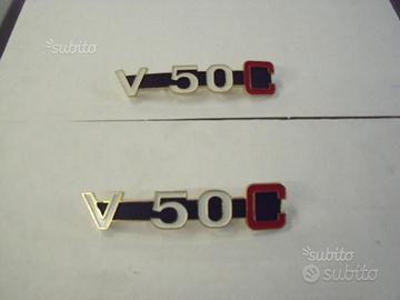 Coppia targhetta motoguzzi v50c