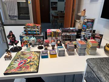 Lotto vario Pokémon, Yu-Gi-Oh, Manga, Funko Pop...