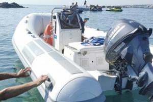 Gommone 390 25 4 tempi + carrello porta barche