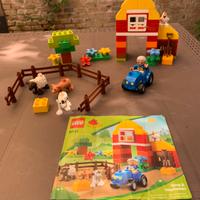Set Lego DUPLO fattoria cod.6141 + stalla cod.1050