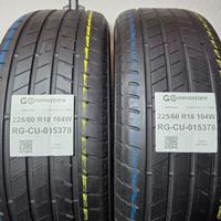 2 pneumatici bridgestone 225/60 r18 104w cu15378