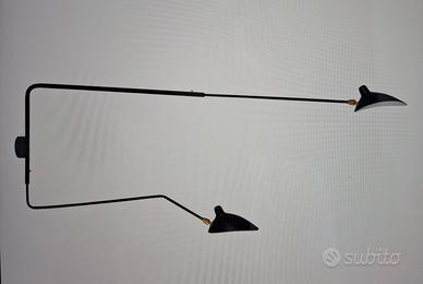 Lamapada a muro due braccia