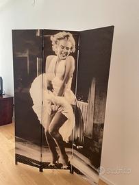 Separè con foto Marilyn Monroe