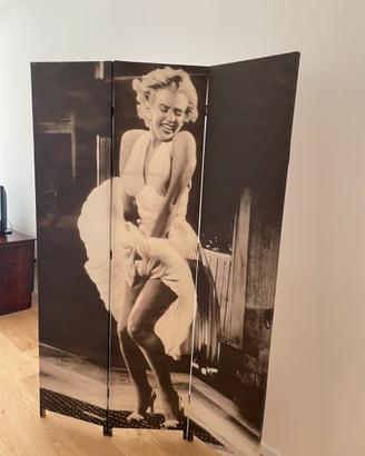 Separè con foto Marilyn Monroe
