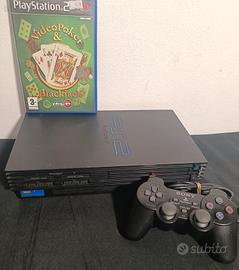 Sony PS2 fat nera SCPH-50004 completa + gioco