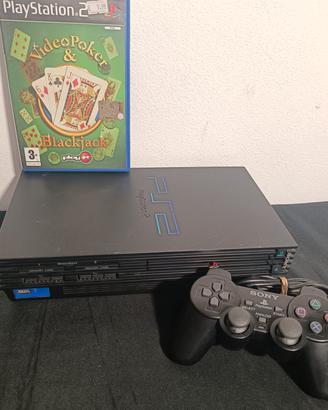 Sony PS2 fat nera SCPH-50004 completa + gioco