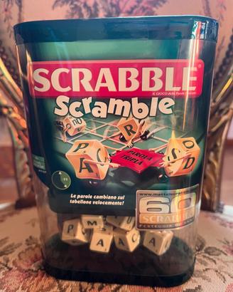 Scrabble Scramble Mattel, gioco di dadi da viaggio