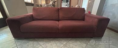 Divano in tessuto sfoderabile