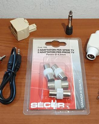Cavi audio miniJack RCA telefono RJ11 antenna TV