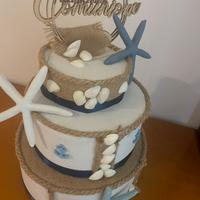 Torta finta comunione