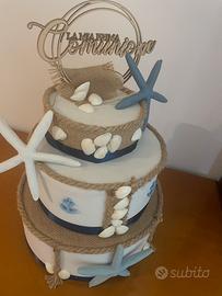 Torta finta comunione