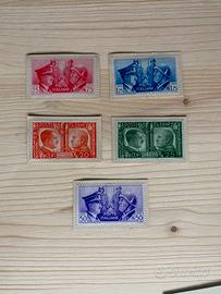 Francobolli “due popoli una guerra” 1941