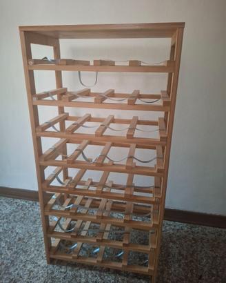 Portabottiglie in bambù 5five – 32 bottiglie
